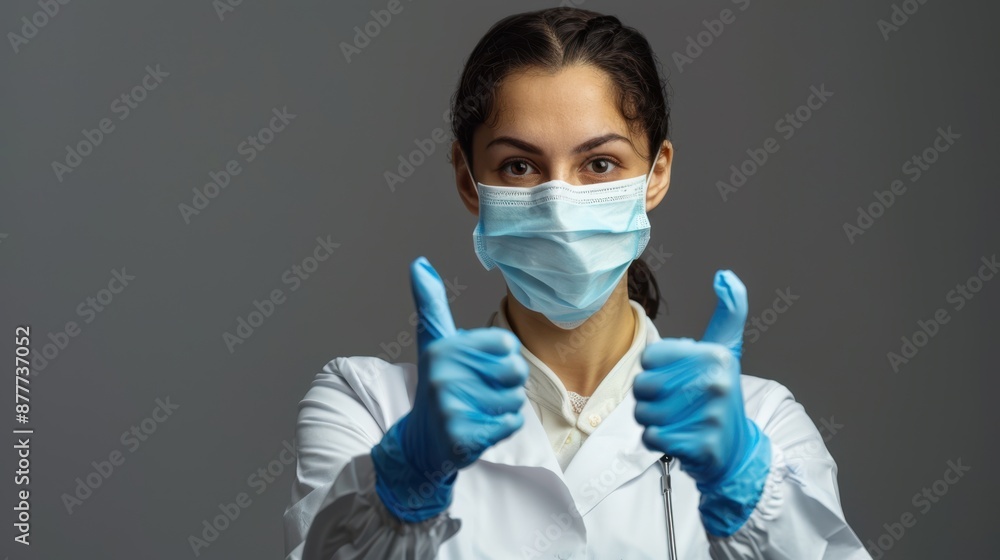 The masked healthcare professional The masked healthcare professional