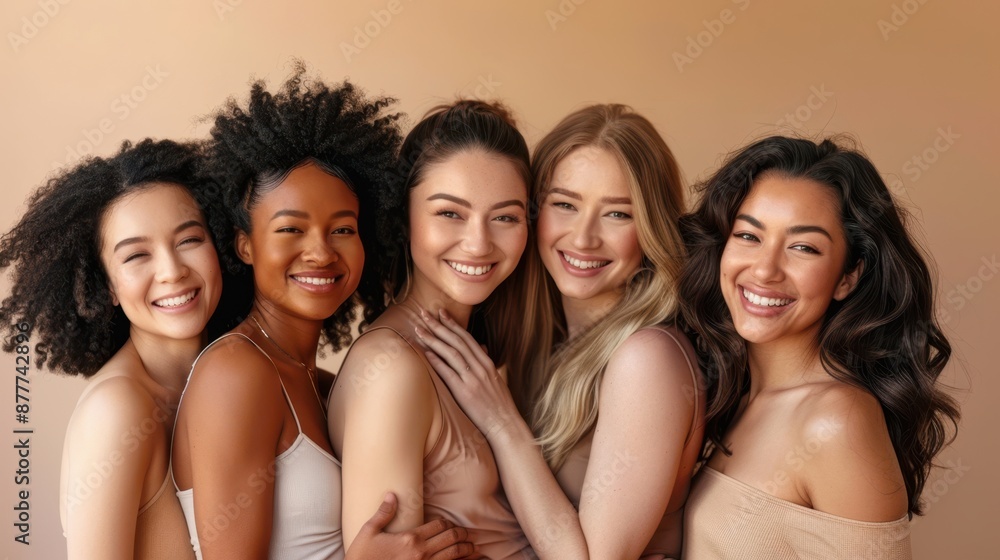 Fototapeta premium The Smiling Group of Women