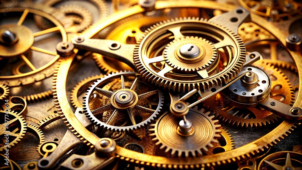 A Symphony of Gears and Springs: A Visual Representation of Time Generative AI Machine-generated A Symphony of Gears and Springs: A Visual Representation of Time Generative AI Machine-generated