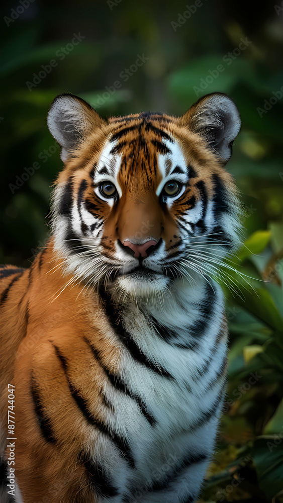 Fototapeta premium portrait of a bengal tiger