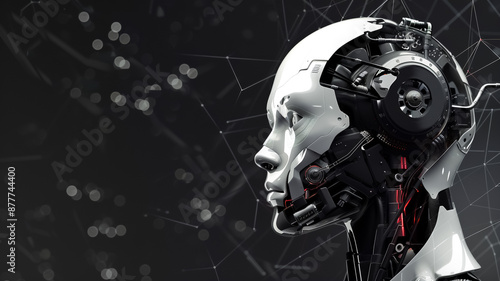 futuristic ai robotic technology wallpaper  © Sansha Creation