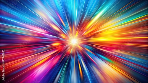 Wallpaper Mural Abstract motion blur background with vibrant colors, motion blur, abstract, background, colorful, blurred, streaks, design Torontodigital.ca