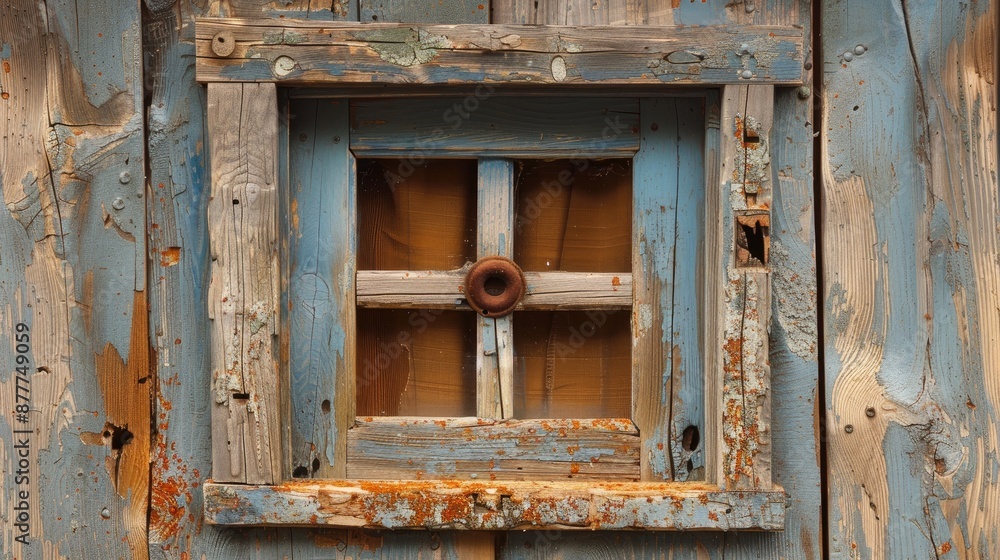 Old wooden window Old wooden window