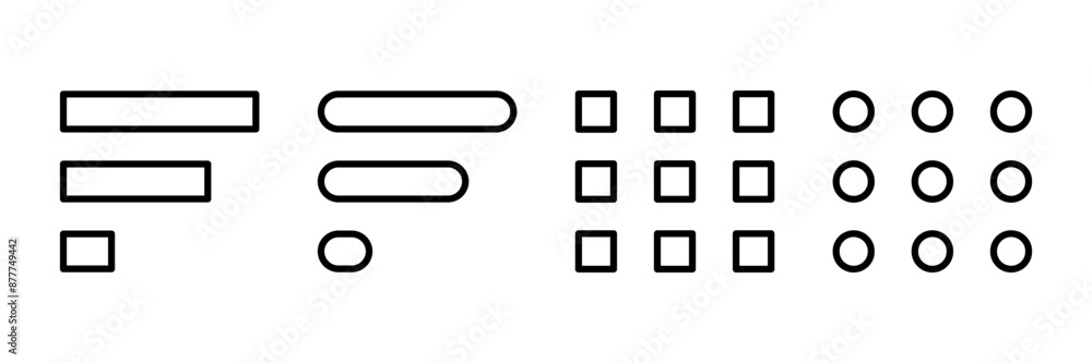 Menu Icon vector isolated on white background. web menu icon Menu Icon vector isolated on white background. web menu icon