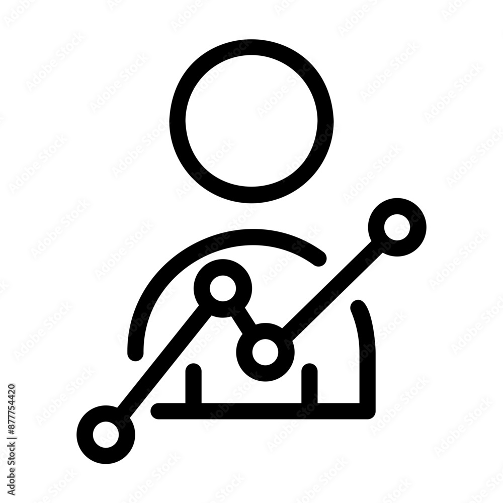 customer insight Line Icon customer insight Line Icon