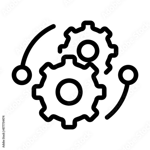 automation Line Icon