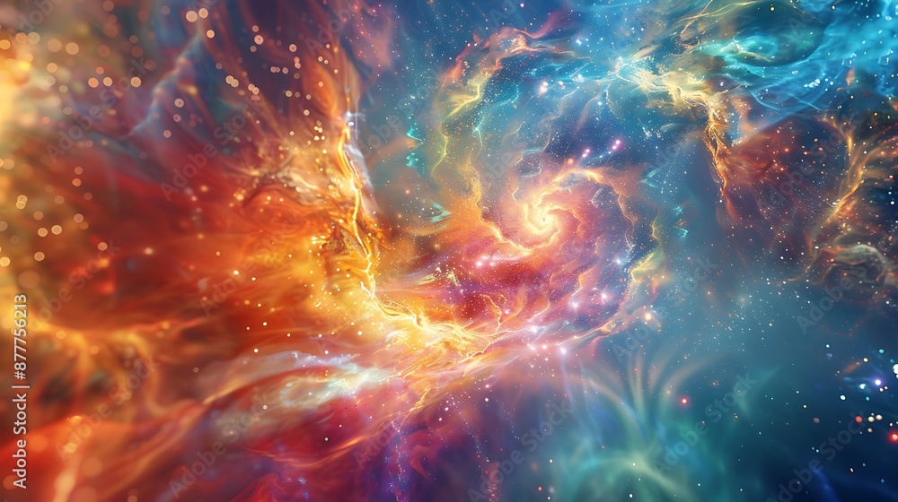 Quantum energy waves shifting in a vibrant, multidimensional space Quantum energy waves shifting in a vibrant, multidimensional space