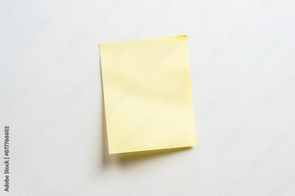 yellow post-it on white background yellow post-it on white background