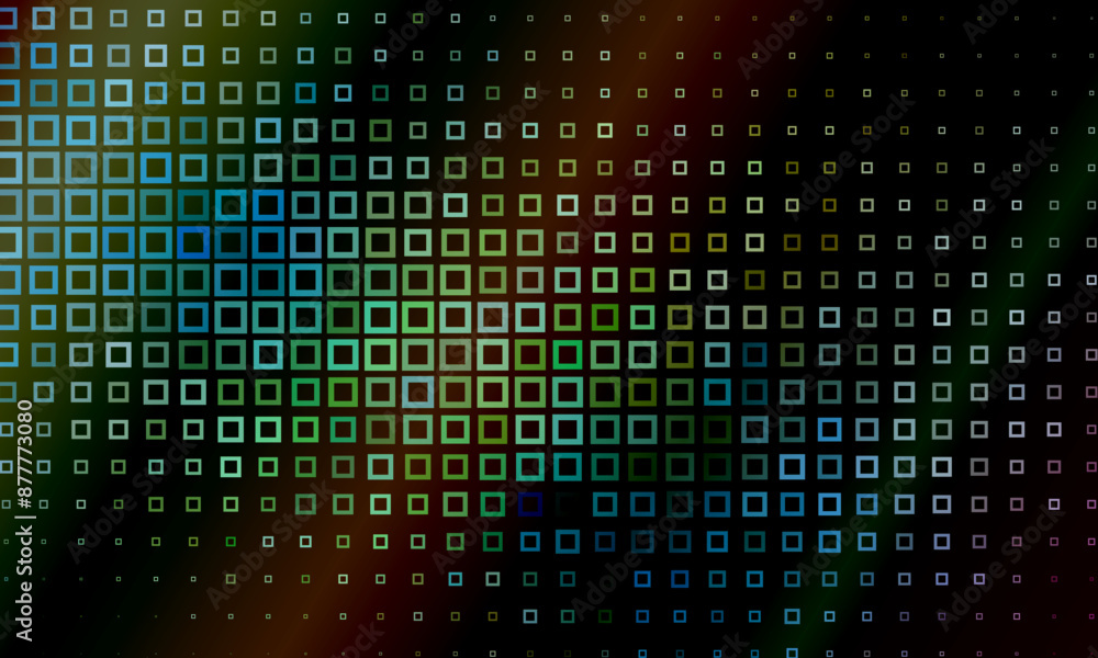 Abstract spectrum colorful bottom squares mosaic dark light background. dark futuristic pixel space. Abstract spectrum colorful bottom squares mosaic dark light background. dark futuristic pixel space.