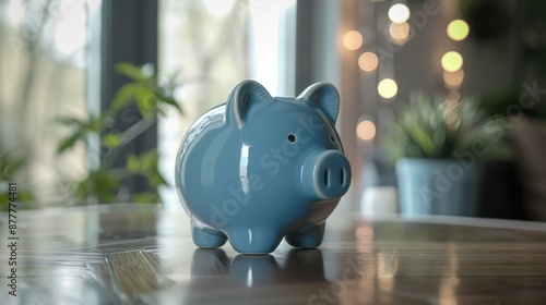 The Blue Piggy Bank photo