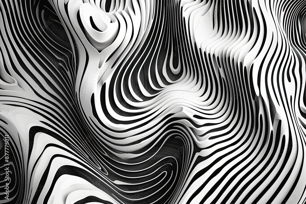 a close up of a zebra's skin, symphony of lines and curves creating mesmerizing pattern a close up of a zebra's skin, symphony of lines and curves creating mesmerizing pattern