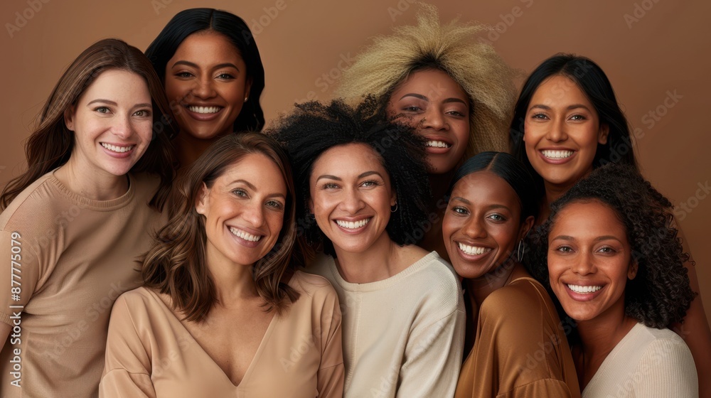 Obraz premium The diverse group of women