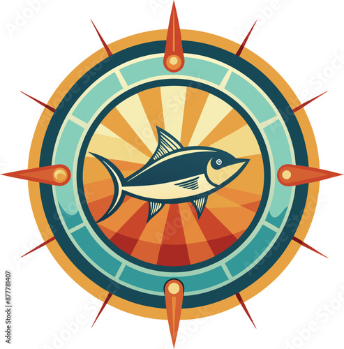 Fishing Vector Illustration. Fishing T-Shirt Design.