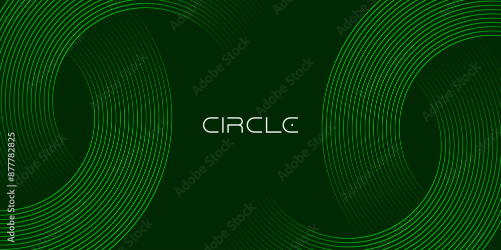 Abstract glowing geometric lines on dark background. Modern shiny circle lines pattern. Futuristic technology concept. Suit for cover, poster, banner, brochure, header, website Abstract glowing geometric lines on dark background. Modern shiny circle lines pattern. Futuristic technology concept. Suit for cover, poster, banner, brochure, header, website