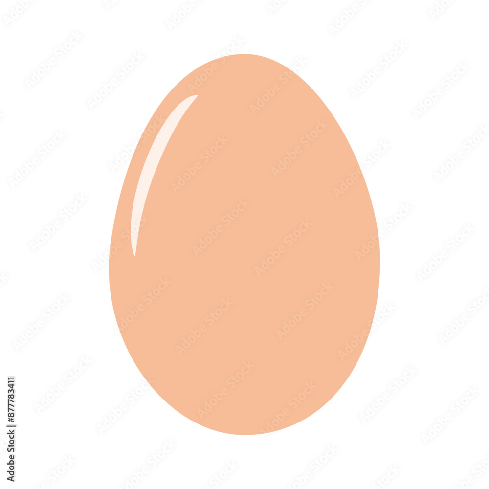 Beige Chicken egg in shell Isolated on transparent background. Recipe or menu cards design element Beige Chicken egg in shell Isolated on transparent background. Recipe or menu cards design element