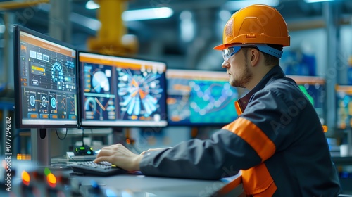 Digital interface showing dispatch performance, enterprise, depot, performance logistics