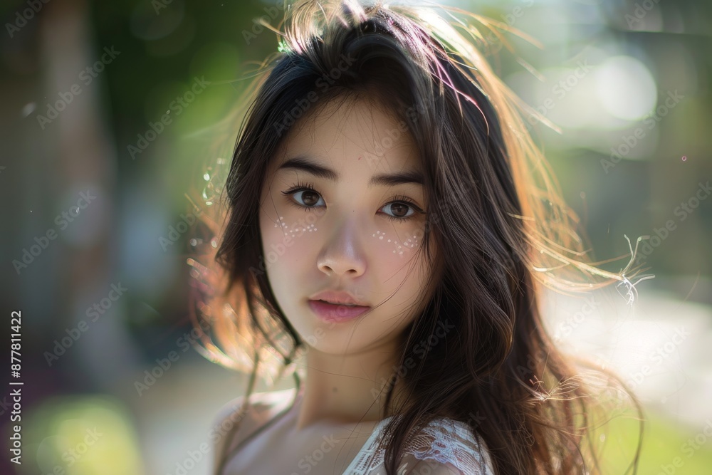 Fototapeta premium pretty asian girl posing for photo shoot