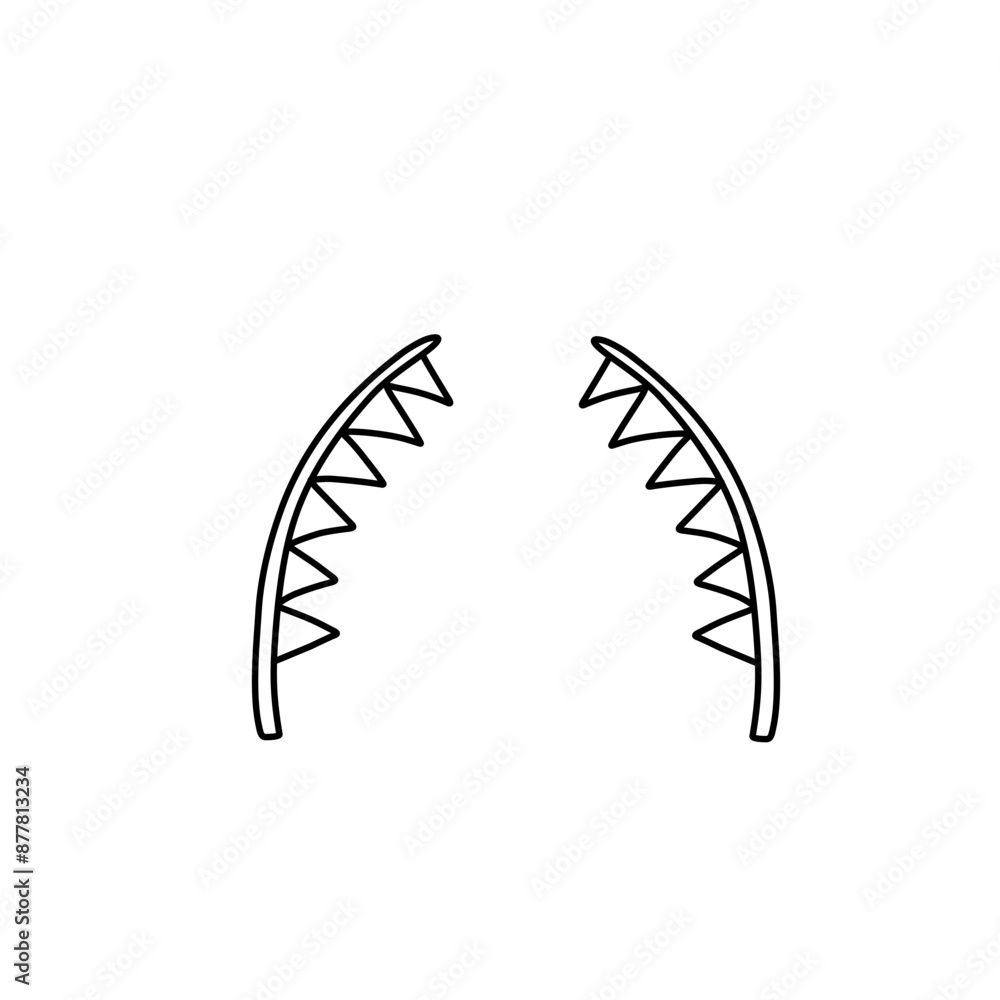 Indonesian independence day doodle icon Indonesian independence day doodle icon
