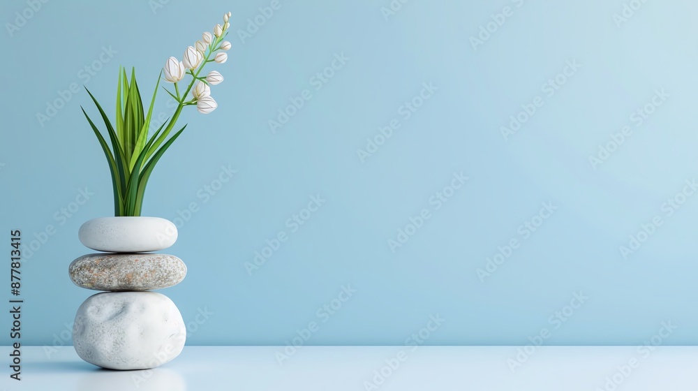 Harmonious habits scene with peaceful background, Vitality Habits Harmony, promoting balanced daily routines Harmonious habits scene with peaceful background, Vitality Habits Harmony, promoting balanced daily routines