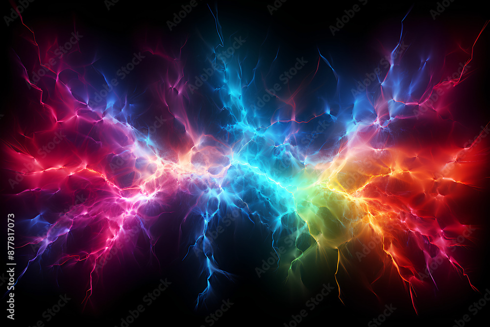 beautiful rainbow color lightning beautiful rainbow color lightning