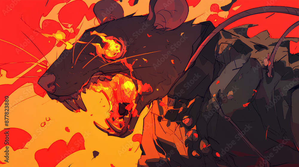 rat man with fire power rat man with fire power