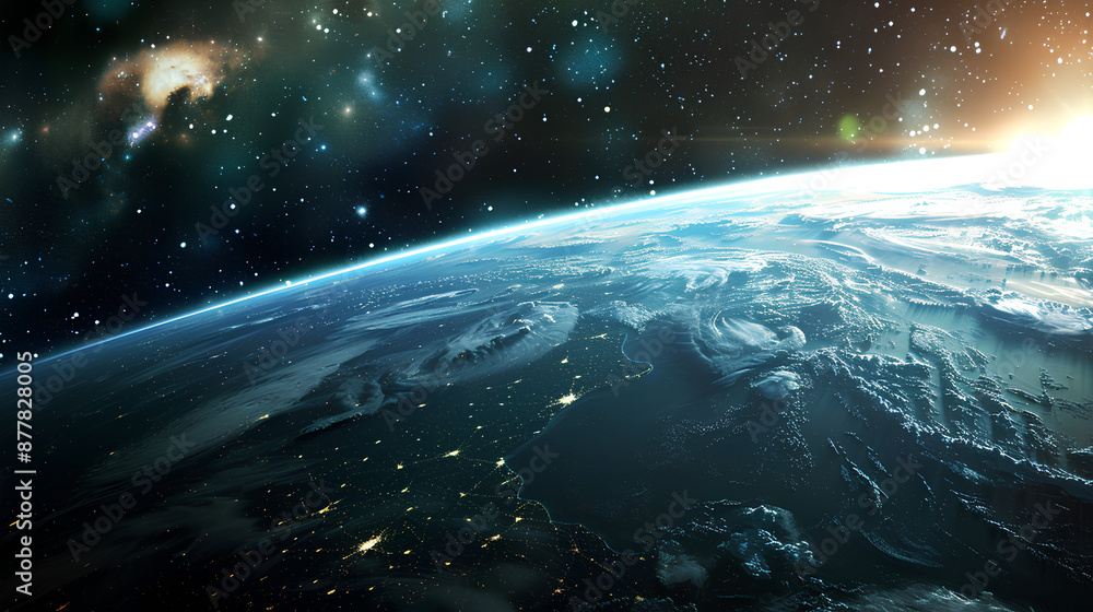 Fototapeta premium planet in space