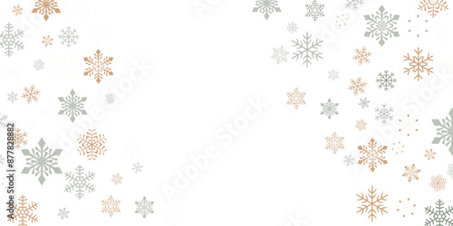 雪　クリスマス　冬　光　背景