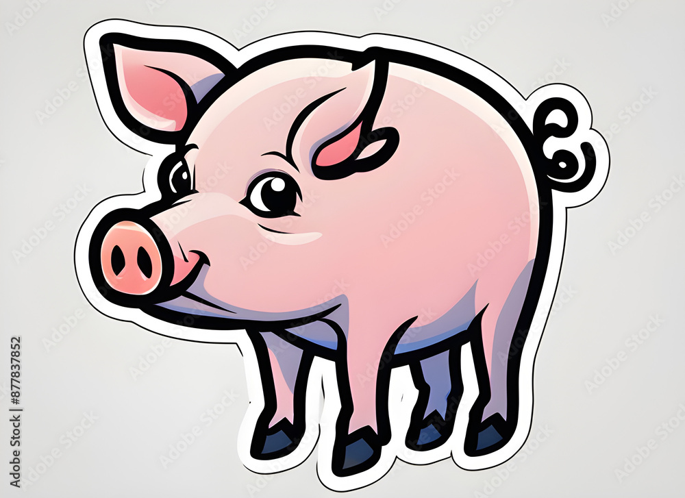 Fototapeta premium pig generative ai