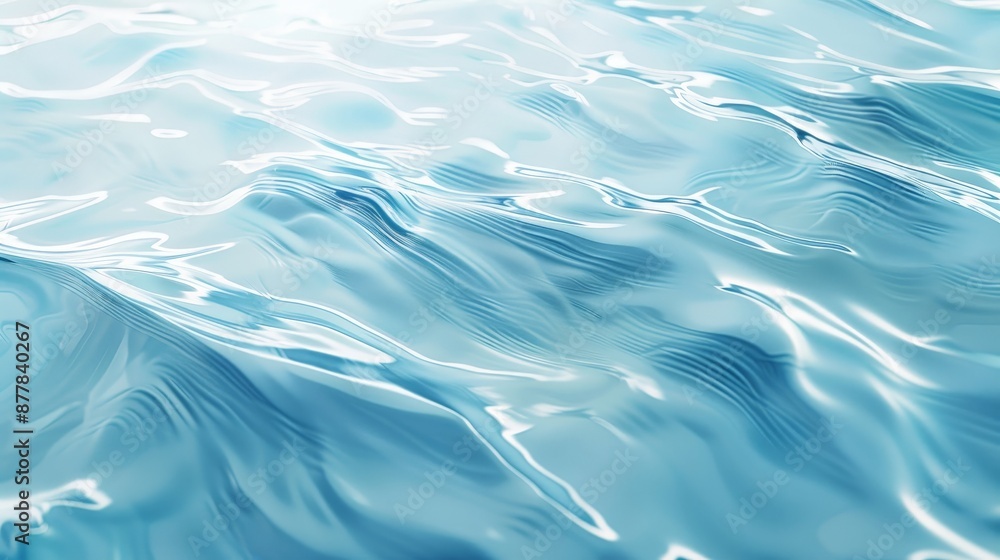 A blue background with subtle waves and ripples, evoking the feeling of a calm ocean surface A blue background with subtle waves and ripples, evoking the feeling of a calm ocean surface