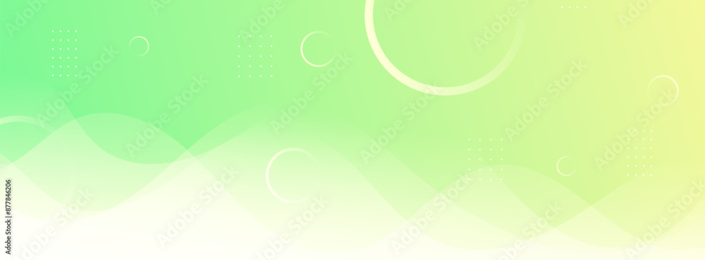 Banner background. Green and yellow gradations. Wavy effect . Colorful. Memphis. Eps 10 Banner background. Green and yellow gradations. Wavy effect . Colorful. Memphis. Eps 10