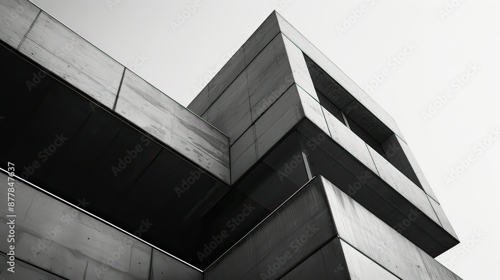 Abstract Architecture and modern facade Abstract Architecture and modern facade