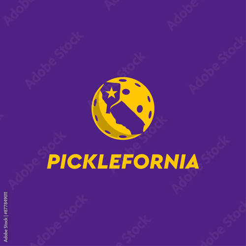 California pickleball ball logo logos