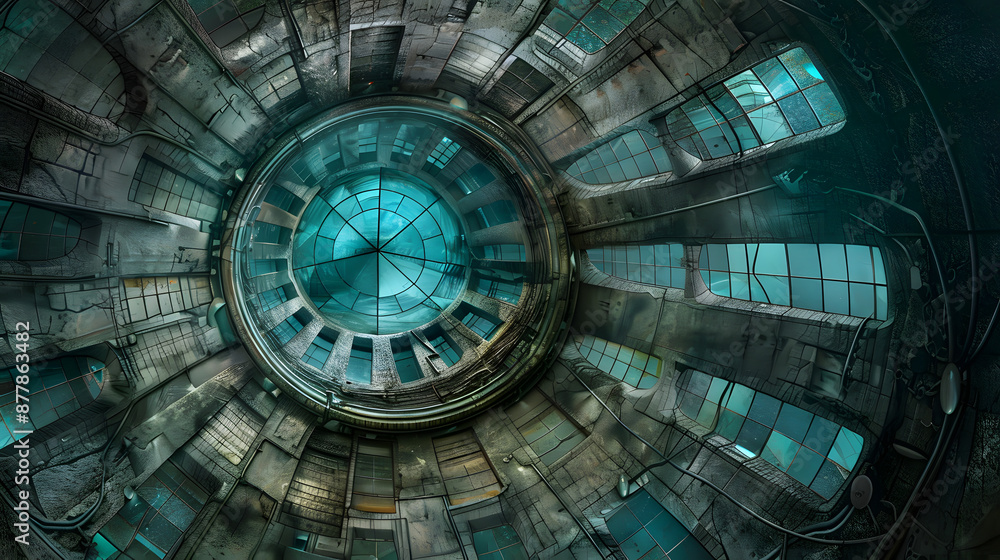 the inside of a panopticon the inside of a panopticon