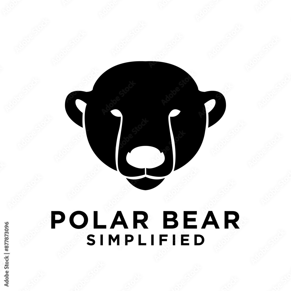 Polar Bear logo icon design vector illustration Polar Bear logo icon design vector illustration