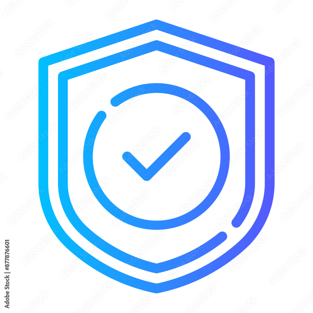 shield gradient icon shield gradient icon