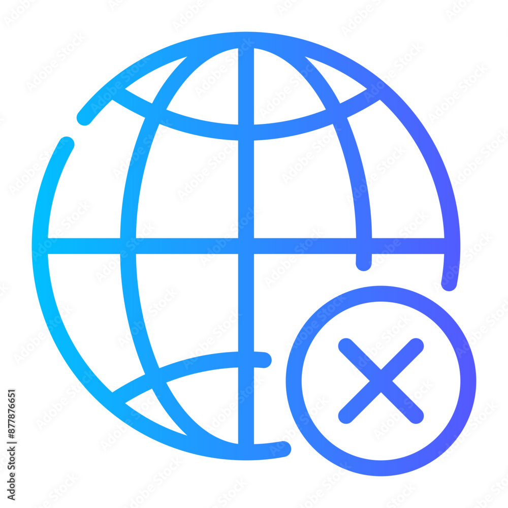 worldwide gradient icon worldwide gradient icon