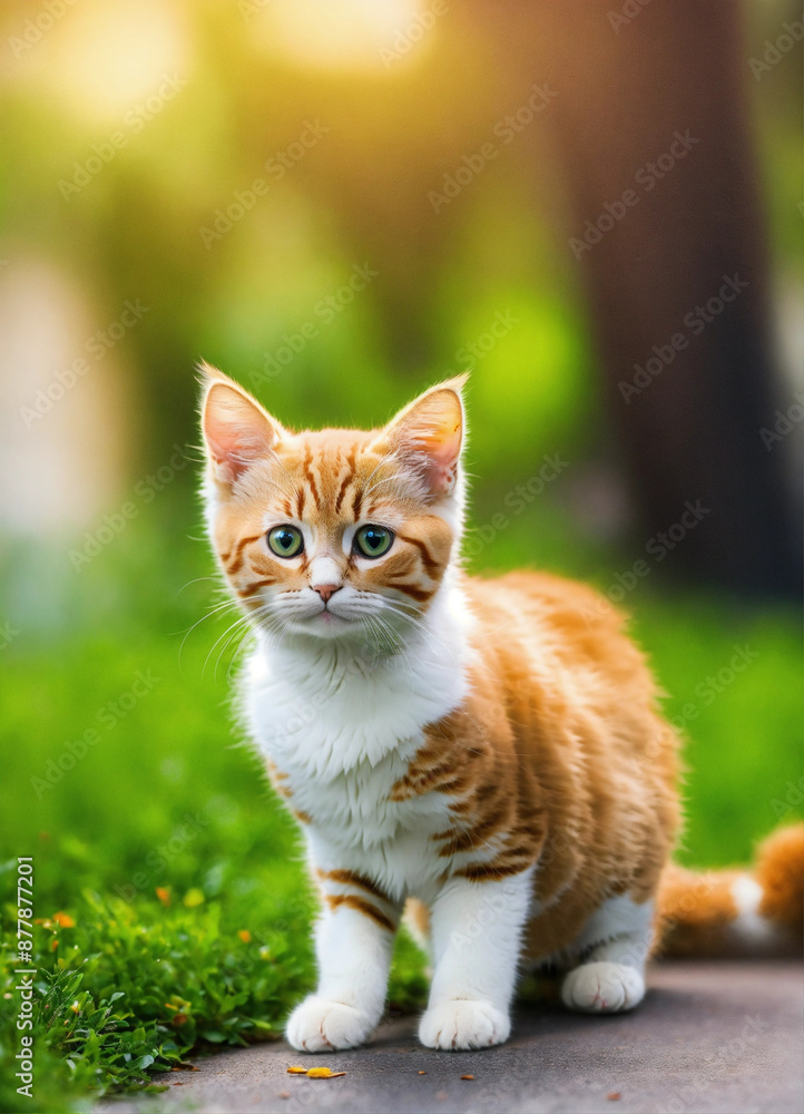 cat in the garden cat in the garden