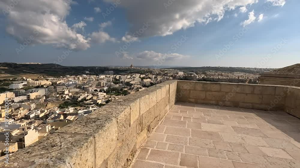 Walking along the ancient walls of the Citadel in Gozo, Malta, showcasing the historical significance and breathtaking views. Captures the essence of exploration and cultural heritage. Walking along the ancient walls of the Citadel in Gozo, Malta, showcasing the historical significance and breathtaking views. Captures the essence of exploration and cultural heritage.