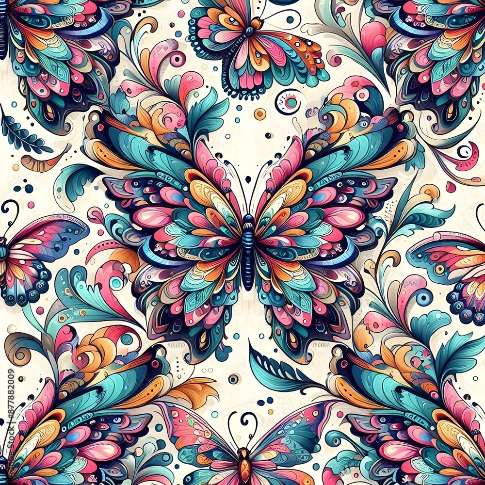 Butterfly pattern design Butterfly pattern design