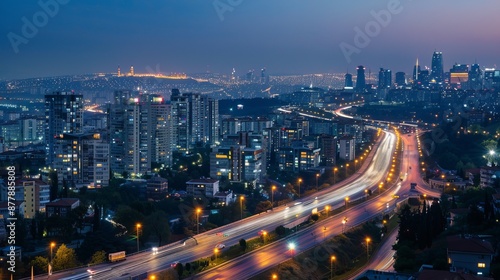 Wallpaper Mural Visual and night views of the city of Ankara. Torontodigital.ca