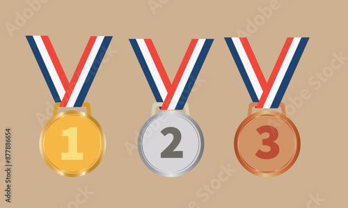 Winner Medals vector