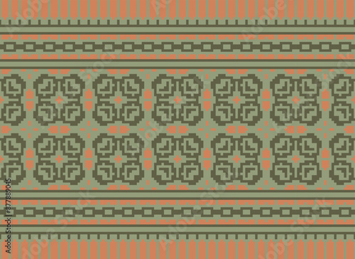 Wallpaper Mural Bohemian Ethnic Tribal Art Seamless Geometric Pattern For Cloth Design Wallpaper And Wrapping Background, Batik, Motif Batik, Torontodigital.ca