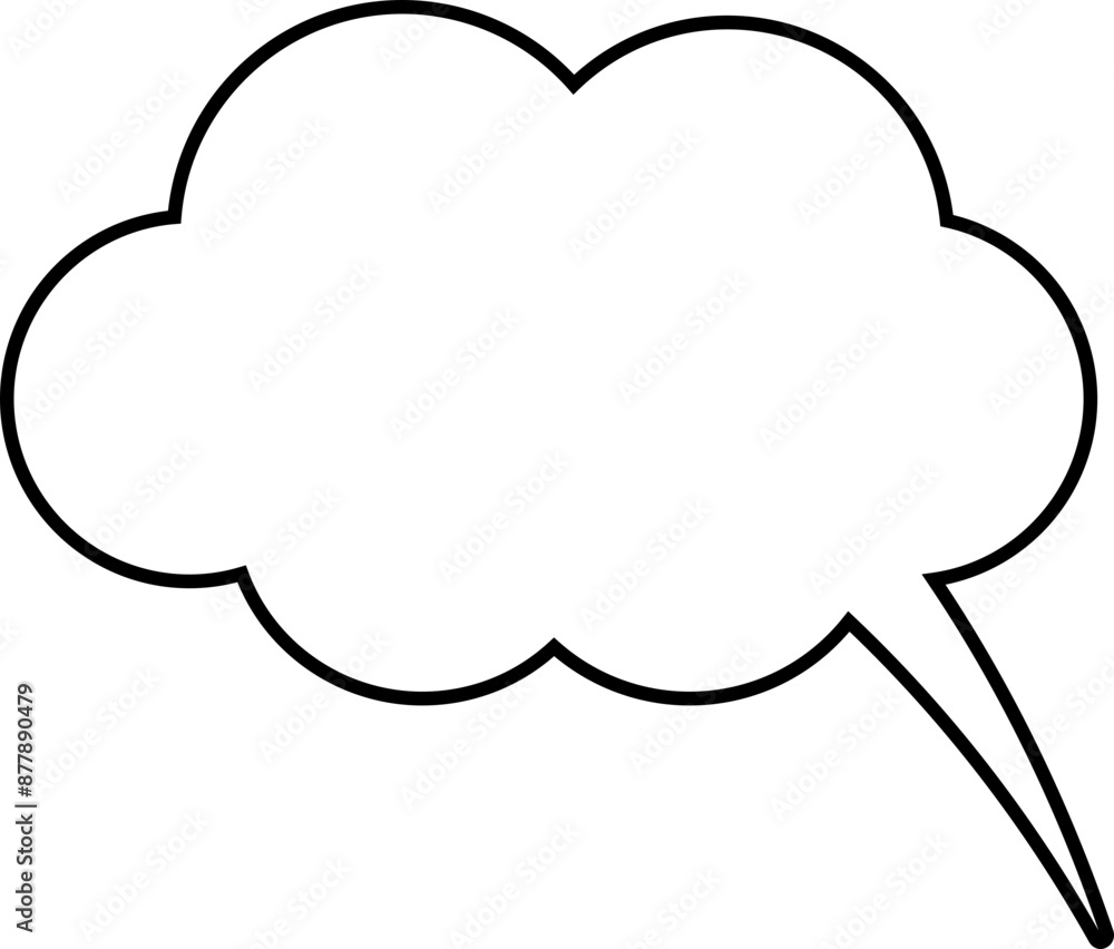 simple bubble text outline vector simple bubble text outline vector