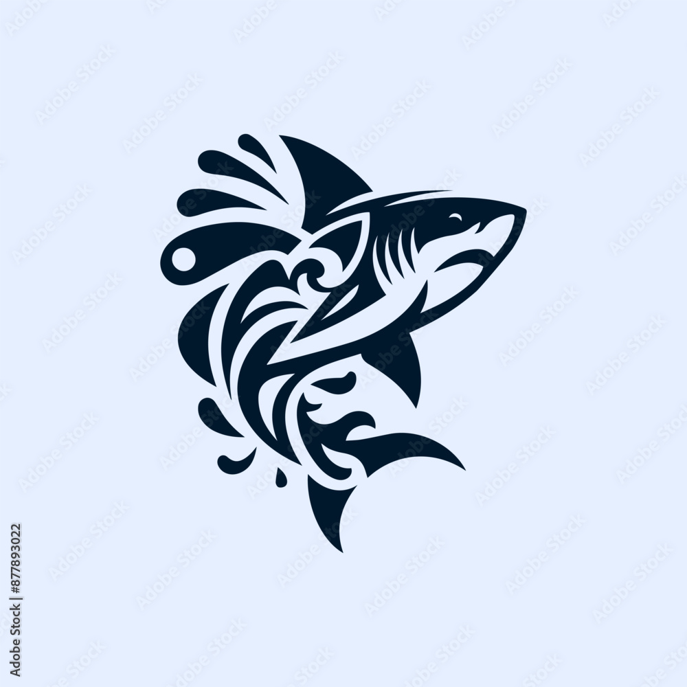 A dynamic shark icon in creative vector style, symbolizing strength and innovation. Ideal for a distinctive and impactful t-shirt design that resonates with marine enthusiasts, adventure seekers alike A dynamic shark icon in creative vector style, symbolizing strength and innovation. Ideal for a distinctive and impactful t-shirt design that resonates with marine enthusiasts, adventure seekers alike