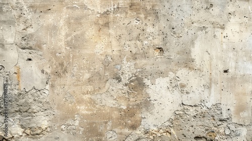 Beige Cement Wall Texture Surface