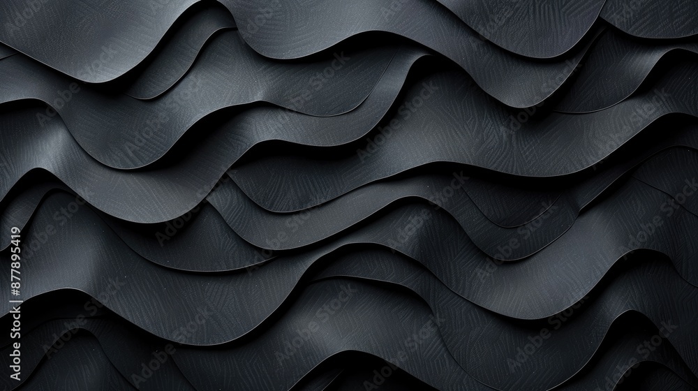 Fototapeta premium Background with black paper texture