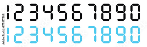 digital numbers. Seven-segment display is used in calculators, digital clocks or electronic meters.