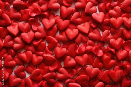 Abundance of Red Hearts