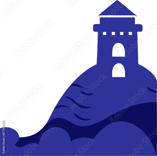 sea vacation svg illustration