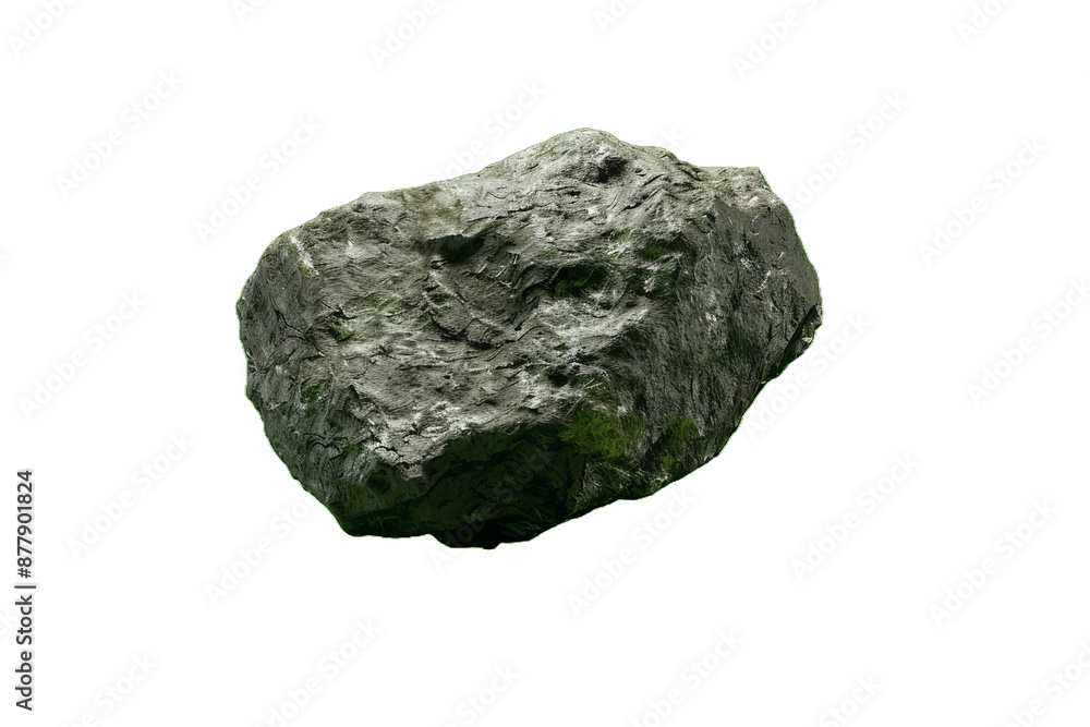 A large, mossy rock with rough texture and irregular shape. A large, mossy rock with rough texture and irregular shape.